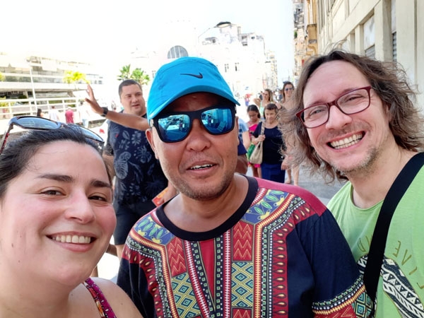 Cesar et musiciens de Bal à Bahia au Pelourinho